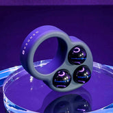 Gender X Silicone Workout Ring with Removable Weights Stretchy Cock Rings